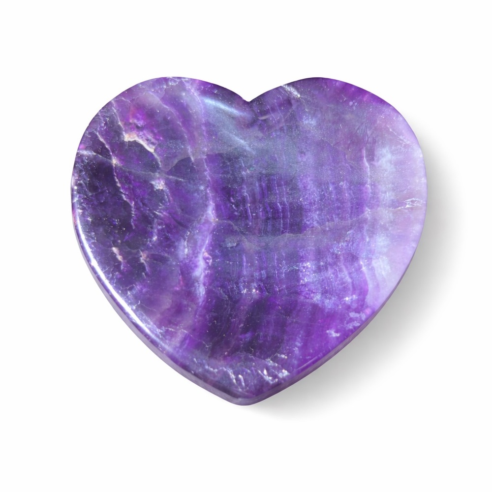 Rainbow Fluorite Heart Bowl
